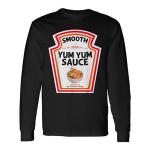 Camiseta de manga larga con diseño de salsa Smooth Yum Yum, camiseta promocional a juego - Product Image 2
