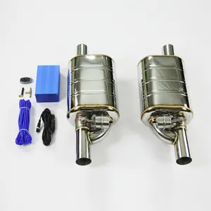 Производительность выхлопной трубы 2,5 дюймов выхлопной глушитель с пультом дистанционного управления вакуумным клапаном