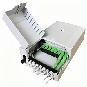 FTTH 2 4 6 8 core Intérieur Mini Fibre Terminal PLC Splitter Distribution Network Box