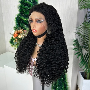 Perruque sans colle en cheveux humains bouclés style birman, avec dentelle frontale transparente et boucles en spirale, pour femmes - Product Image 4