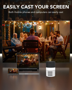 New Yt400 Home HD Chiếu Với 5G Wifi Hỗ Trợ Android IOS Giành Chiến Thắng Cho Xiaomi Iphone Huawei Mini Xách Tay Điện Thoại Di Động Máy Chiếu - Product Image 4