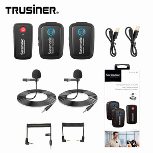 Saramonic Blink 500 <span class=keywords><strong>B2</strong></span>(TX+TX+RX) Ultracompact <span class=keywords><strong>2</strong></span>.4GHz Dual-Channel Wireless Microphone System with Lavalier - Product Image 1
