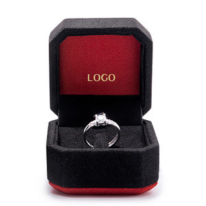 Biểu Tượng Tùy Chỉnh Pu Mô Hình Tại Chỗ Giả Da Sơn Mài Kraft Fancy Gỗ Đen Khuy Măng Sét Hộp Đồ Trang Sức - Product Image 4