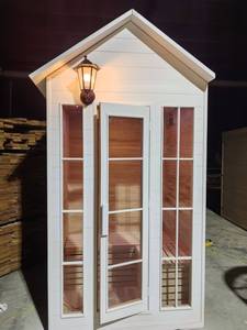 Pièce humide extérieure moderne blanche belle de <span class=keywords><strong>sauna</strong></span> de vapeur avec le fourneau 6KW électrique et les pierres - Product Image 6