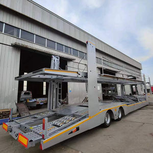 Remolque de Transporte de Autos Metálico Personalizado, de Doble Plataforma con Rampa, el Más Vendido - Product Image 1