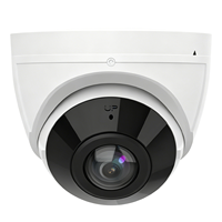 4K 8MP 180 °   Caméra PoE de tourelle, vision nocturne couleur intelligente, détection de personnes et de véhicules, audio bidirectionnel, 120 dB, WDR, H.265, extérieur