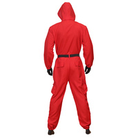 Costume de calmar adulte déguisement combinaison de prisonnier pour hommes, vêtements de cosplay pour jeux, TV et films, costumes de carnaval