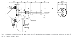 Balluff Linear Displacement Sensor BTL5-H113-M0552-H-SA314-S92 Standard <b>Magnetic</b> <b>Ring</b> Type - Product Image 6