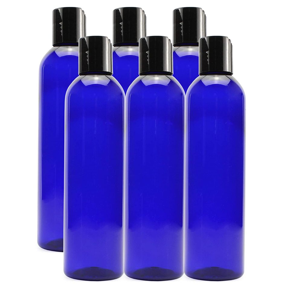Hot Sale 8oz Empty Plastic Squeeze Shampoo Bottles With Disc Top Flip Cap Bpa-free Containers For Lotions And Body Soap