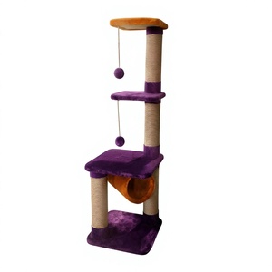 Arbre à chat Amistar Demeter Deluxe Classic en jute de haute qualité avec 4 niveaux, écologique et durable pour chats de toutes tailles - Product Image 1