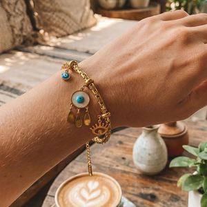 Pulsera de 18k con incrustaciones de resina epoxi, artículo de alta rentabilidad, regalo navideño para mujer, grado antidecoloración. - Product Image 3