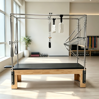 Équipement de fitness et de Pilates sur mesure en gros : Lit Reformer Cadillac en bois de chêne pour usage commercial et domestique