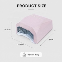 Lámpara LED UV Inalámbrica Recargable de 120W para Uñas, Secador de Esmalte de Gel de Curado Rápido, Profesional para Manicura y Pedicura, OEM No Black Hand