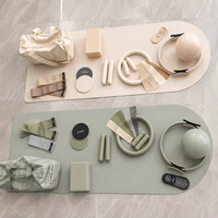 Kit d'accessoires de Pilates unisexe OEM avec logo personnalisé, bande de résistance en silicone, anneau de yoga Magic Circle