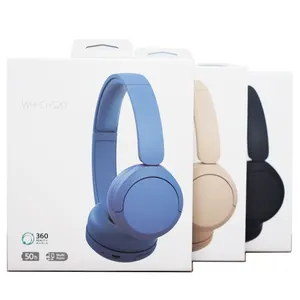 Sony oyun kulaklık kulaklıklar için WH-CH520 kablosuz dans alışveriş kulaklıklar taşınabilir spor kulaklık kablosuz kulaklıklar