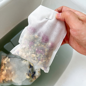 Sels de bain personnalisables ODM/ODM parfumés au jasmin, aux fleurs de lavande de luxe et aux fleurs de rose de la Mer Morte, en sachets de thé - Product Image 4
