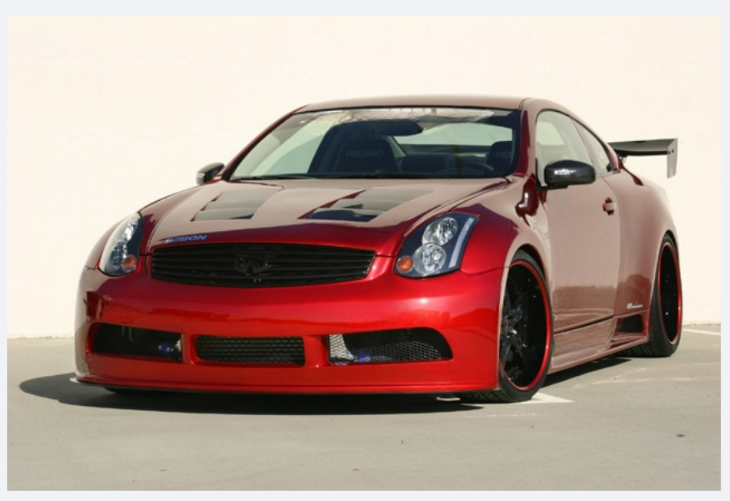 infiniti g35 rear bumper