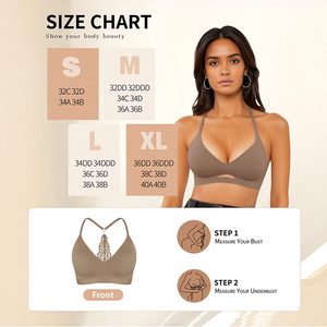 Reggiseno Senza Cuciture e Senza Ferretto per <span class=keywords><strong>Donna</strong></span>, Comodo Push-up, Morbido e Traspirante, Invisibile per Uso Quotidiano - Product Image 6