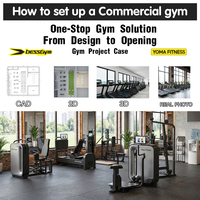 Soluciones Integrales para Gimnasios Inteligentes, Fabricante de Equipos de Fitness Profesionales de Guangdong, Paquete de Máquinas de Entrenamiento de Fuerza Digitales con IA