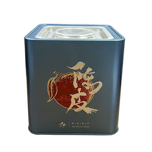 Factory Custom Luxury Tea Tin Can For Loose Tea Tinplate Canister Storage Container Square Round Metal Box Packaging