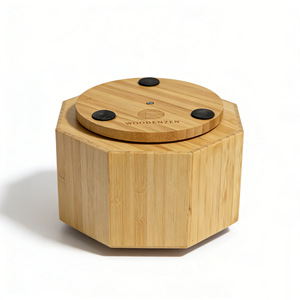 Bamboo Pen Holder 360 Degree Rotating Desktop <b>Storage</b> Box For Markers Student Supplies Organizer - Product Image 4