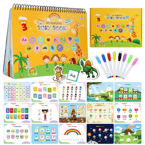 <span class=keywords><strong>Best</strong></span>-<span class=keywords><strong>seller</strong></span> Conception personnalisée Ensembles de livres occupés interactifs pour tout-petits <span class=keywords><strong>Livre</strong></span> occupé Montessori préscolaire 30 thèmes <span class=keywords><strong>Livre</strong></span> silencieux - Product Image 2