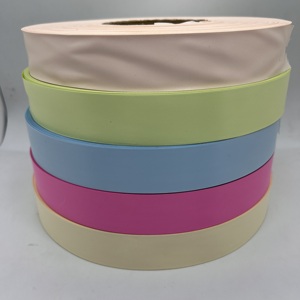 Cinta de satén de poliéster de doble cara al por mayor, suave, de 1 pulgada, color azul cielo, cinta de satén mate personalizada para prendas de vestir - Product Image 6