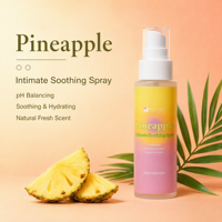 Gel intime équilibré au pH à l'ananas, gel rafraîchissant pour le contrôle des odeurs, soin féminin, marque privée OEM ODM en gros