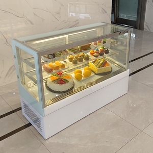 <span class=keywords><strong>Vitrine</strong></span> réfrigérée de <span class=keywords><strong>comptoir</strong></span> pour gâteaux, mini-réfrigérateur à refroidissement par air, présentoir à desserts pour boulangerie, prix compétitif - Product Image 3