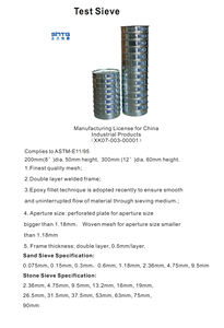 Test elek asfalt beton agrega elek <span class=keywords><strong>ASTM</strong></span> standart laboratuar dokuma tel örgü paslanmaz çelik bakır testi elek toprak testi için - Product Image 2