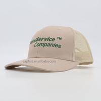 OEM personalizado bajo MOQ 6 paneles de cuero parche 112 gorra de camionero, alta calidad adulto bajo perfil de malla a granel gorra de camionero