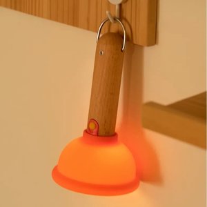 Lámpara Nocturna Divertida con Forma de Desatascador, con Regulación de Intensidad Continua, Mini Lámpara Nocturna Recargable con Forma de Desatascador, Linda Lámpara de Desatascador para Adultos y Niños - Product Image 2