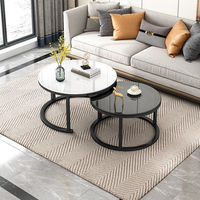 Table basse unique en bois et fer avec plateau en marbre, prix bas, best-seller, salon