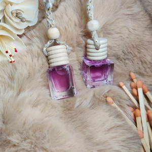 Custom Private Label <strong>Car</strong> Aroma <strong>Diffuser</strong> Glass Bottle Hanging Crystal Glass Bottle for Minimal Sample Contain with Screw Cap - Product Image 3