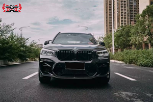 Parachoques de fibra de carbono para coche, difusor de labio delantero de fibra de carbono, Kit de carrocería de falda lateral para <span class=keywords><strong>Bmw</strong></span> <span class=keywords><strong>X3M</strong></span> F97, Kit de carrocería de competición 2019 + - Product Image 2