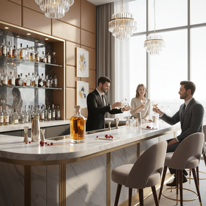 Vente en gros de bouteilles en verre transparent de 700 ml et 750 ml de qualité supérieure, fabriquées à la main, pour le <span class=keywords><strong>cognac</strong></span> XO, le brandy, la tequila, le scotch, le <span class=keywords><strong>rhum</strong></span> - Product Image 1