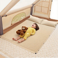 Vente chaude Matelas double léger Portable Gonflable automatique Coussin de couchage en mousse à mémoire de forme PVC pour la randonnée en plein air Voyage
