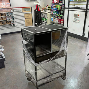 Enclos pour reptiles écologiques en alliage d'aluminium de la série RS Huayuan RS-R-002 - R Genus Tank pour <span class=keywords><strong>Gecko</strong></span> cranté et <span class=keywords><strong>Gecko</strong></span> <span class=keywords><strong>léopard</strong></span> - Product Image 2