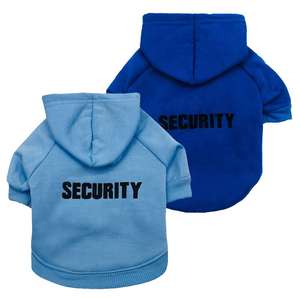DZ XXXL Dog Clothes Winter Hoodies with Sport Style Print Made of <b>Fleece</b> and Cotton for Spring Season Security Service - Product Image 6