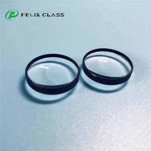 เลนส์แก้วโค้งนูนแบบออปติคอล FELIX พร้อมเคลือบ AR และสีดำบนพื้นผิวด้าน - Product Image 1