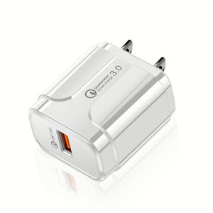 Trending 18W Quick Charge 3.0 Travel Adapter USB Charger 5V 3A/9V 2A/12V 1.5A Fast Charger Power Supply for Mobile Phone - Product Image 1