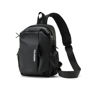 Bolso de Pecho para Motocicleta, Impermeable, con Cierre de Cremallera, Portátil, con Puerto USB, Bandolera, Deportivo, para Hombre, Venta Caliente - Product Image 2
