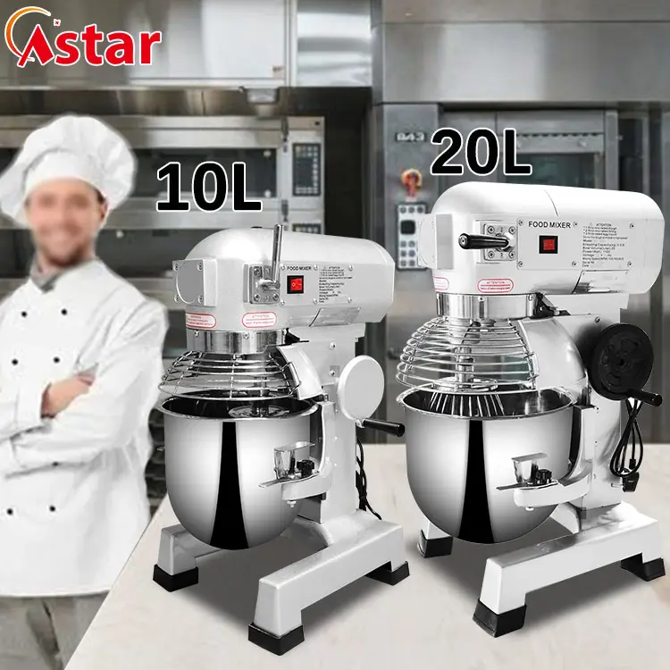 Commercial Bakery Equipment 10 Liters Planetary Mixer Electric Food Egg Cake Mixing Machine