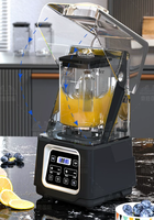 Blender commercial HENGZHI avec plusieurs réglages de vitesse, blender multifonctionnel haute vitesse pour les bars, les salons de thé à bulles