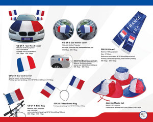 EK 2026 baffi a ventaglio barba artificiale di colore francese - Product Image 2