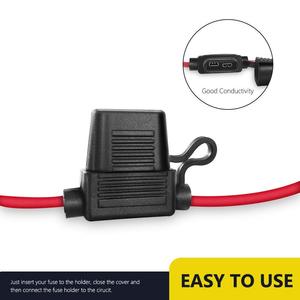 ATO/<span class=keywords><strong>ATC</strong></span> DC nội tuyến cầu chì chủ nhanh 12V tiêu chuẩn Lưỡi Cầu Chì 12AWG dây ô tô xe tải nhiệm vụ nặng nề không thấm nước ANS cầu chì chủ - Product Image 3