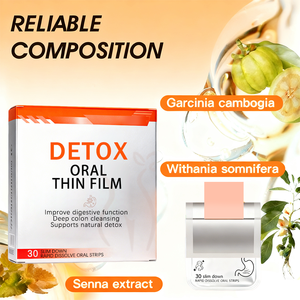 Complément alimentaire oral multi-actions en film mince pour la détoxification et la beauté, biotique pour le contrôle du poids et vitamines pour la peau - Product Image 2