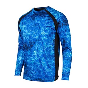 Camiseta de Pesca Personalizada OEM para Hombre, Impresa, Transpirable, de Secado Rápido y Sublimada - Product Image 2