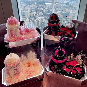 Rose éternelle <span class=keywords><strong>de</strong></span> conte <span class=keywords><strong>de</strong></span> fées pour célébrités d'Internet, Princesse des contes <span class=keywords><strong>de</strong></span> fées, Rose en cristal préservée, Boîte cadeau artisanale Saint-Valentin Noël - Product Image 4