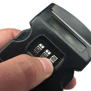 Bolsa de equipaje de color negro, cierre de seguridad con contraseña, hebilla de plástico segura, 50mm, venta al por mayor - Product Image 2